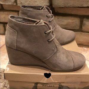 Toms Desert Bootie Wedge